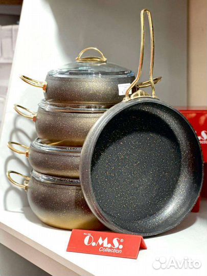 Набор кастрюль омс