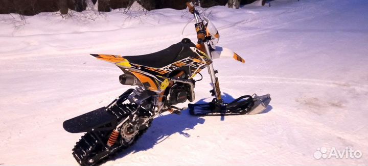 Сноубайк в сборе