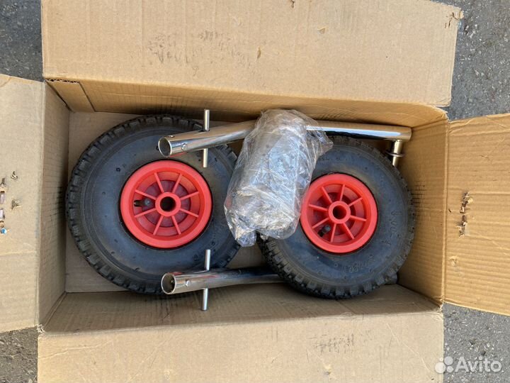 Комплект колес транцевых откидных с