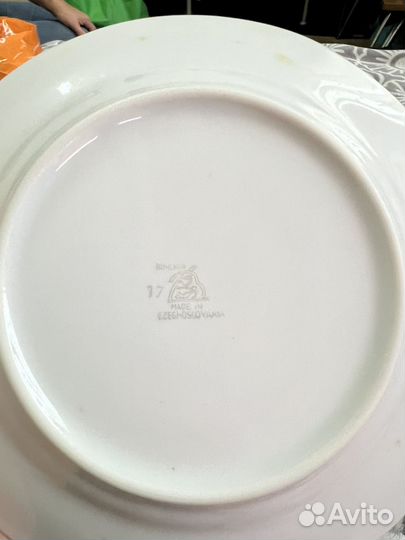 Сервиз столовый мейсенский букет Чехословакия