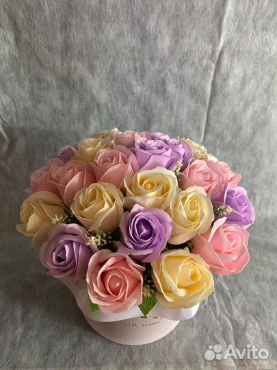 Мыльные розы цветы букеты