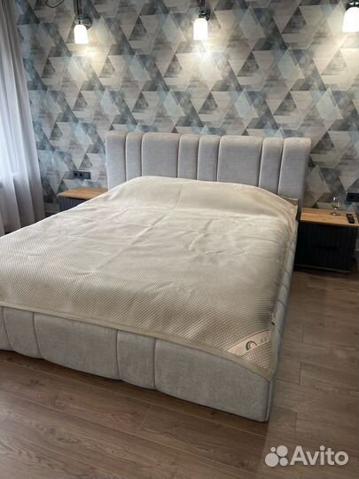 Плед Покрывало махровая простынь Полуторка/Евро