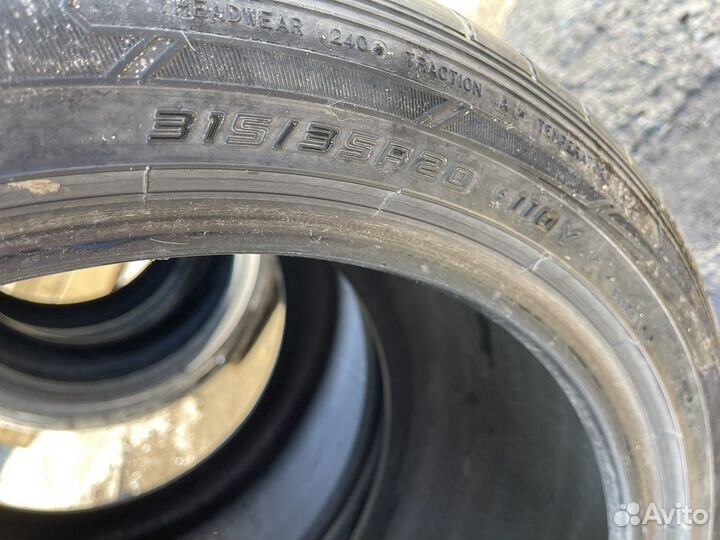 Dunlop SP Sport Maxx 275/45 R20 и 315/40 R20