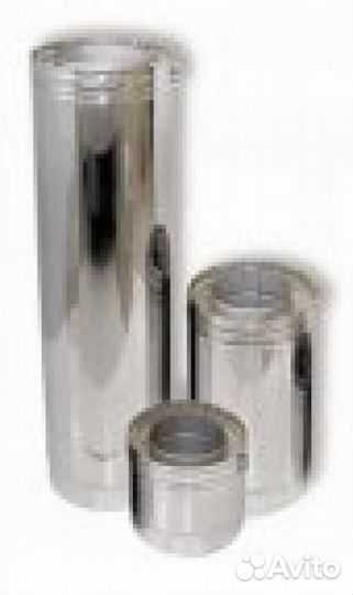 Дымоход с изоляцией, Д180/280 L0,5 м, н+н, aisi-30