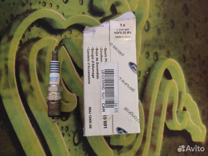 Свечи зажигания иридиевые Ford 1315691 (Motorcraf)