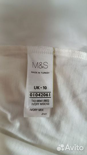 Топ женский с рукавами 3/4 Marks&Spencer размер44