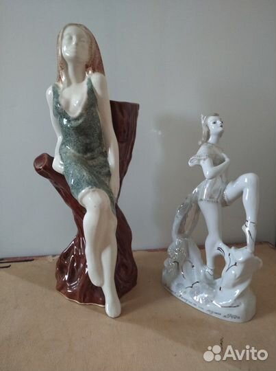 Статуэтка фарфор Аленький цветочек,Полонное