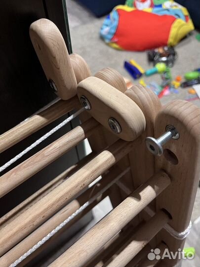 Манеж детский деревянный массив бука