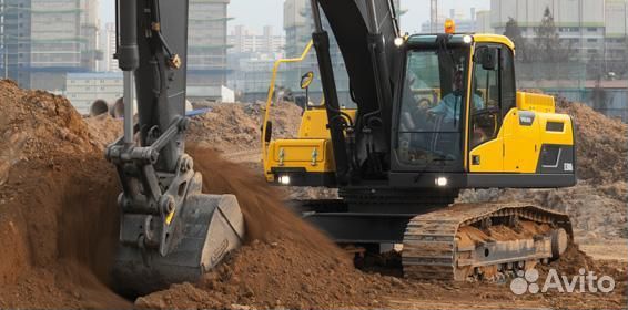 Аренда экскаватора гусеничного / Услуги экскаватор