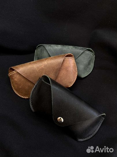 Футляр для очков из натуральной кожи