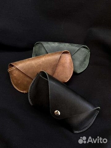 Футляр для очков из натуральной кожи