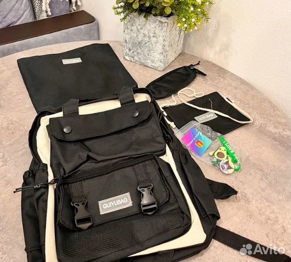 Рюкзак школьный \ подростковый 4 в 1. Новый