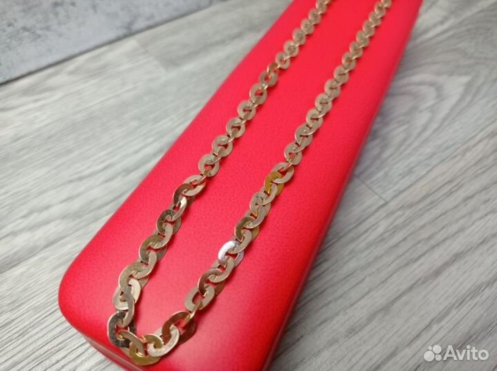 Золотая цепь 585 пробы массой 24.51 грамма (57см)