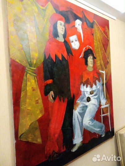 Картина, масло, холст на подрамнике 1.0 х 1.20 м