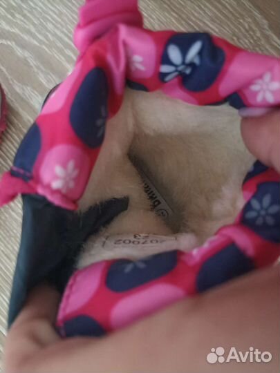 Сапожки для девочки