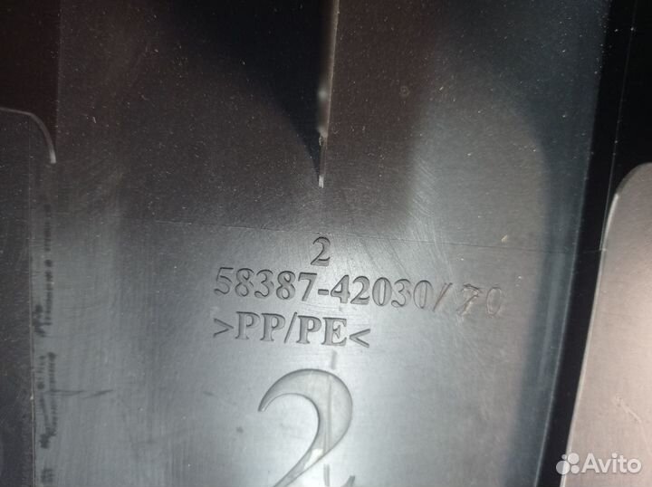 Накладка обшивки багажника рав 4