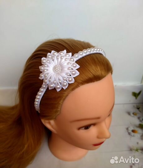 Ободок белый