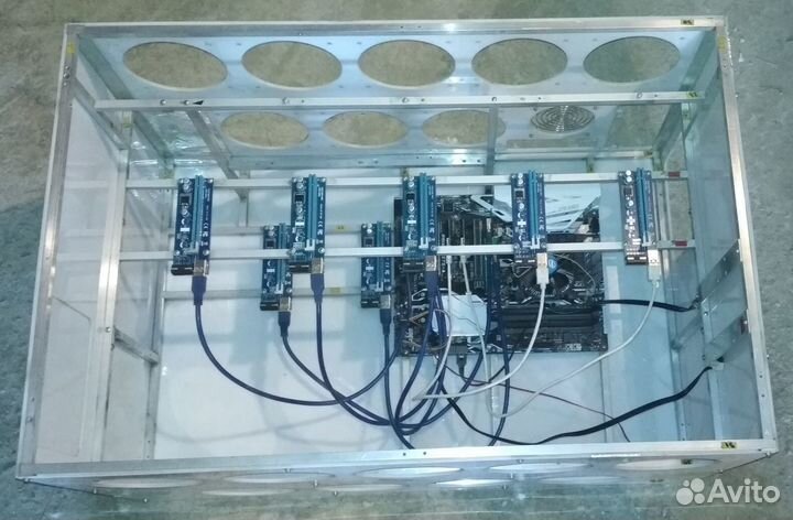 Платформа на 8 Видеокарт