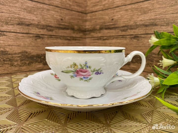 Чашка с блюдцем 