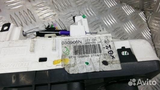 Блок управления печки и климат-контроля renault mo