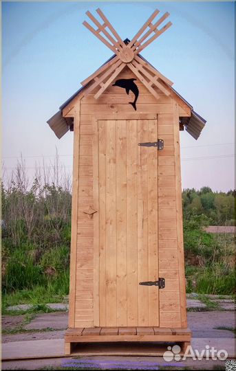 Дачный туалет с установкой ART124