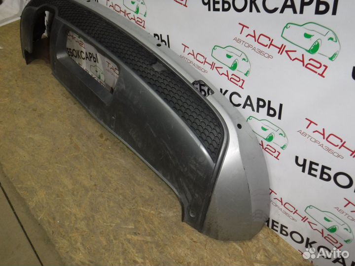 Юбка заднего бампера Audi Q3 S-Line (2011-2018)