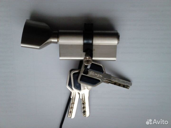 Личинка замка с вертушкой 60 мм, Цилиндровый механ