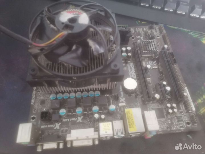 Комплект asrock FM2A75M-DGS