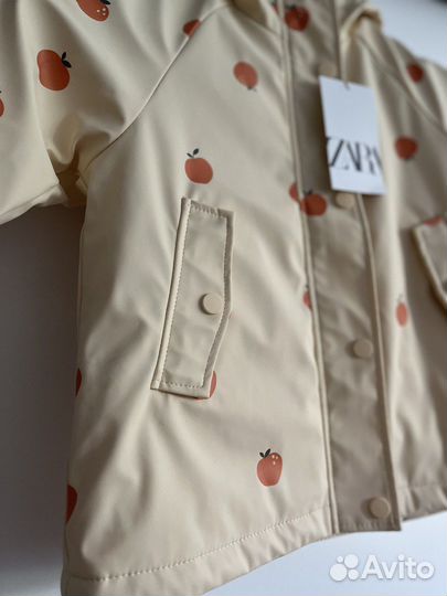 Прорезиненная парка дождевик Zara 98