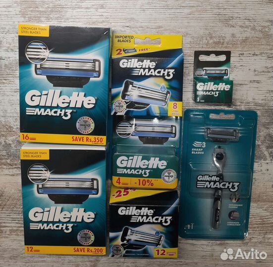 Оригинальные лезвия Gillett, в ассортименте