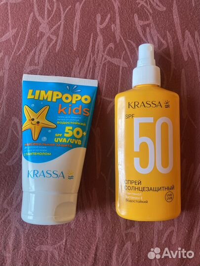 Солнцезащитный крем и спрей 50 spf