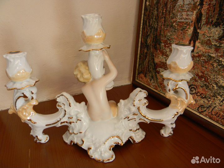 Фарфор подсвечник arpo, Путто румыния