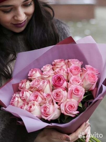Розы, букет из роз, доставка цветов