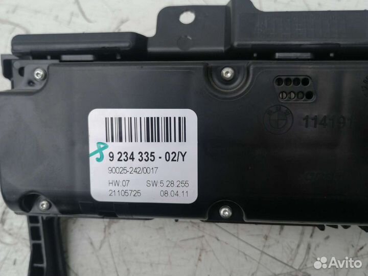 Блок управления климат- контролем BMW X5 X6