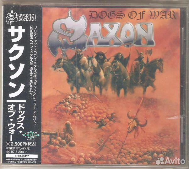 Saxon Dogs Of War CD 1995 japan + OBI