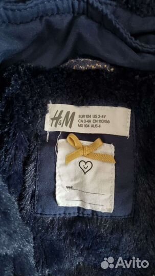 Парка для девочки H&M