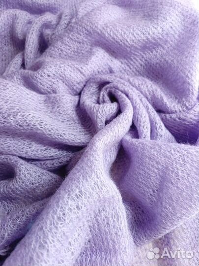 Ткань трикотаж вязаный мохер шерсть Италия