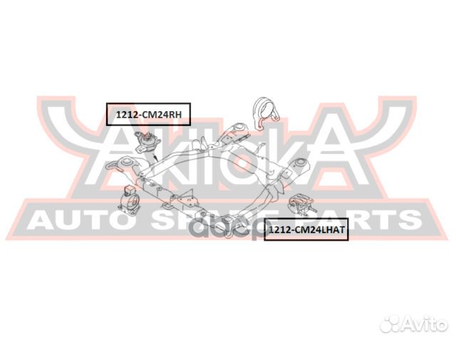 Подушка двигателя правая hyundai santa FE 2006