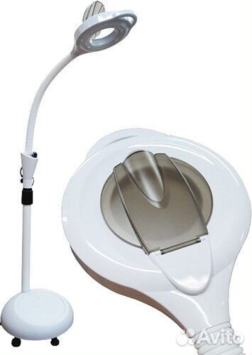 Лампа лупа напольная