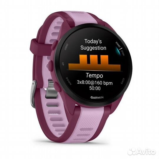 Часы Garmin Forerunner 165 Music Berry Lilac 010-02863-33