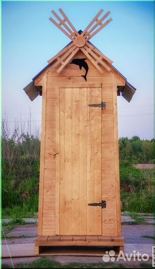 Дачный туалет с установкой SKU003