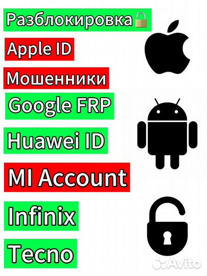 Разблокировка iPhone