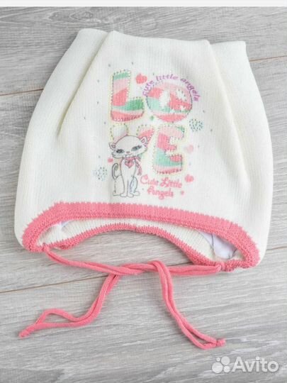 Новые шапки, осень/весна, полушерстяные, 54р