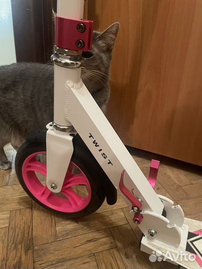 Самокат twist розовый