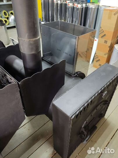 Банная печь Горыныч на три помещения