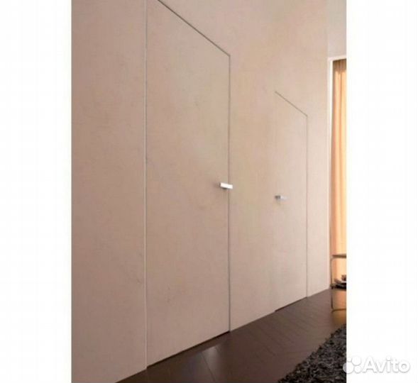 Скрытая межкомнатная дверь под покраску