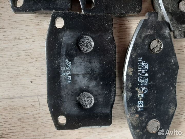 Тормозные колодки daewoo nexia