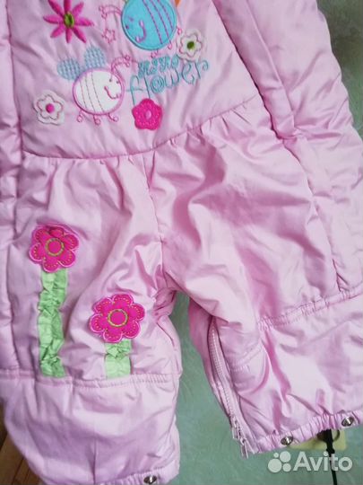 Верхняя тёплая одежда для девочки 68-74