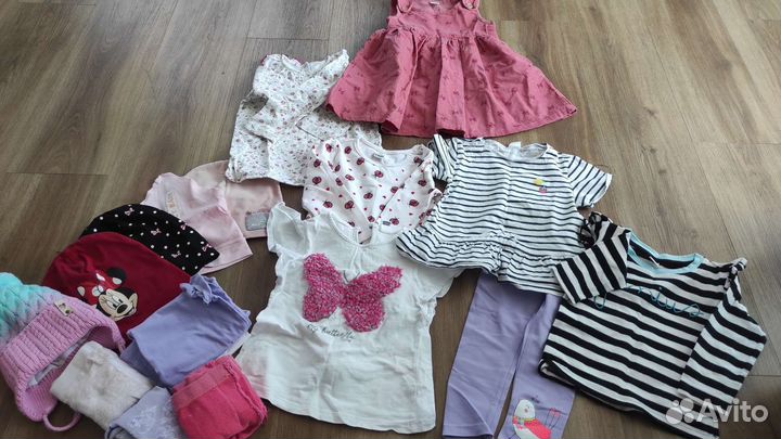 Детские вещи пакетом для девочки 92-98