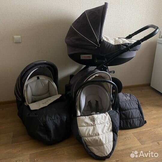 Коляска Zippy, универсальная 3 в 1
